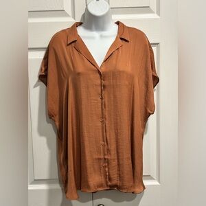 Nine West Button Down Blouse, Size XXL